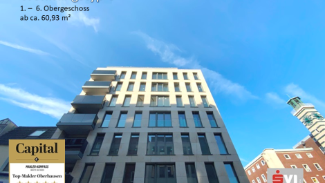 Neubau: 26 Wohnungen zwischen ca. 42 m² – ca. 110 m² mit Aufzug und tlw. mit Balkon in OB-Sterkrade