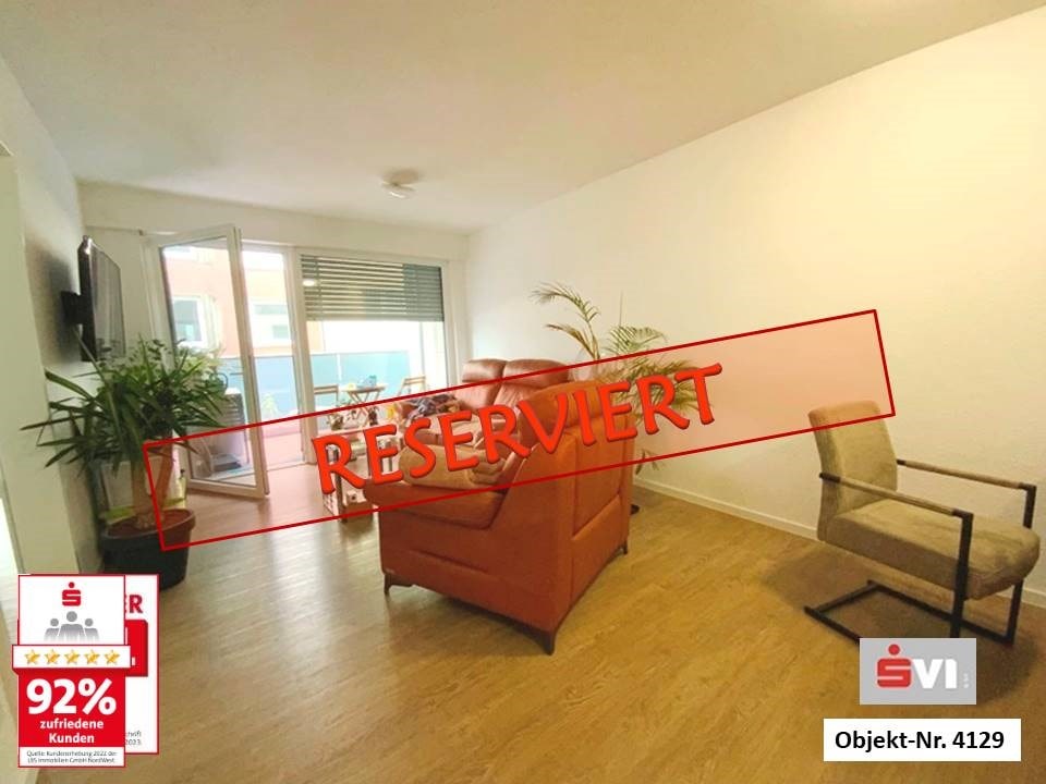 Neuwertige 2-Zimmer Wohnung mit Aufzug und Loggia in OB-Sterkrade