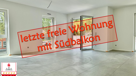 schlüsselfertiger Neubau: barrierearme Etagenwohnung mit Sonnenbalkon und Tiefgaragenstellplatz