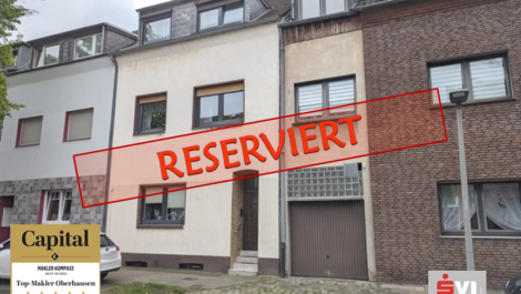 Gepflegtes 1-2-Familienhaus in ruhiger Lage von Oberhausen-Schwarze Heide