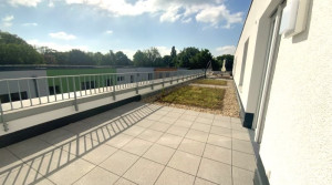 Terrrasse nach hinten raus