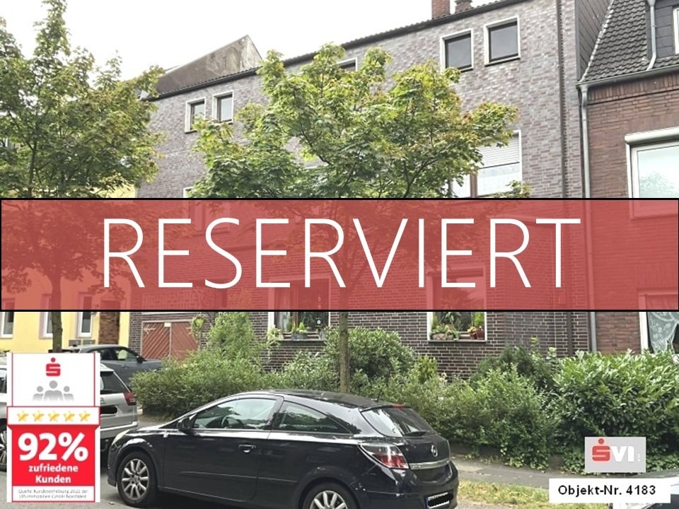 Solides 4-Familienhaus mit großem Garten 
in Oberhausen-Sterkrade