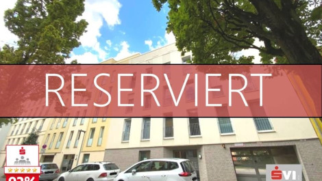 Moderne, barrierearme 2-Zimmer-Wohnung mit Balkon und Stellplatz in der Oberhausener Innenstadt