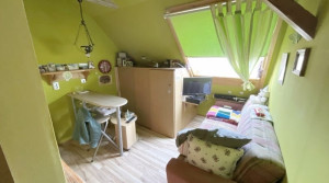 Wohnlich gestaltete Nutzfläche DG