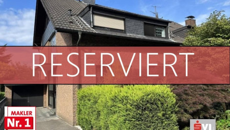 Teilvermietetes Zweifamilienhaus mit Doppelgarage und Garten in bevorzugter Lage von Königshardt