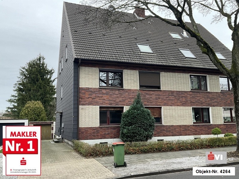 2 Eigentumswohnungen für Gartenliebhaber in OB-Sterkrade (der Erwerb der mittleren Wohnung möglich)